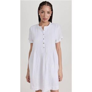 Faherty Women’s White Gemini Basketweave Dress
